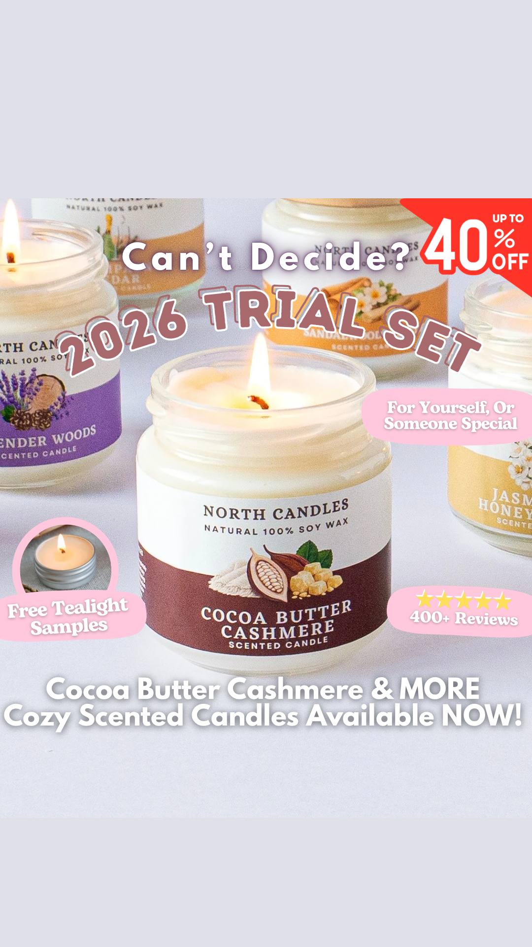 North Candles Facebook ad