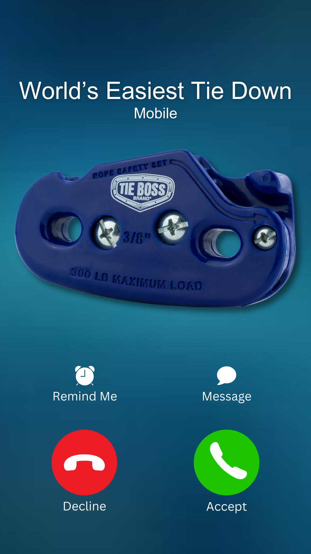 TieBoss Facebook ad