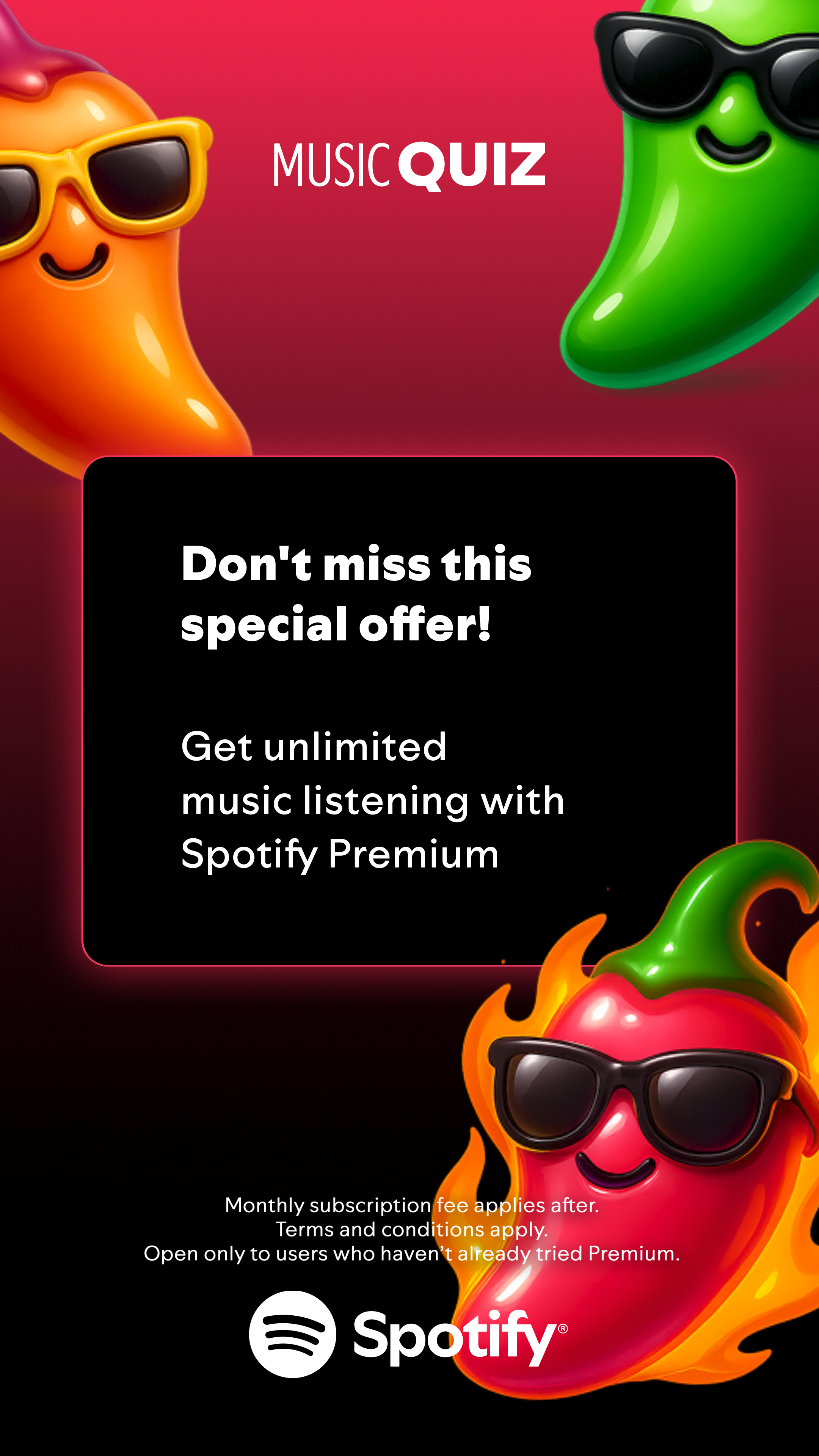 Spotify Facebook ad