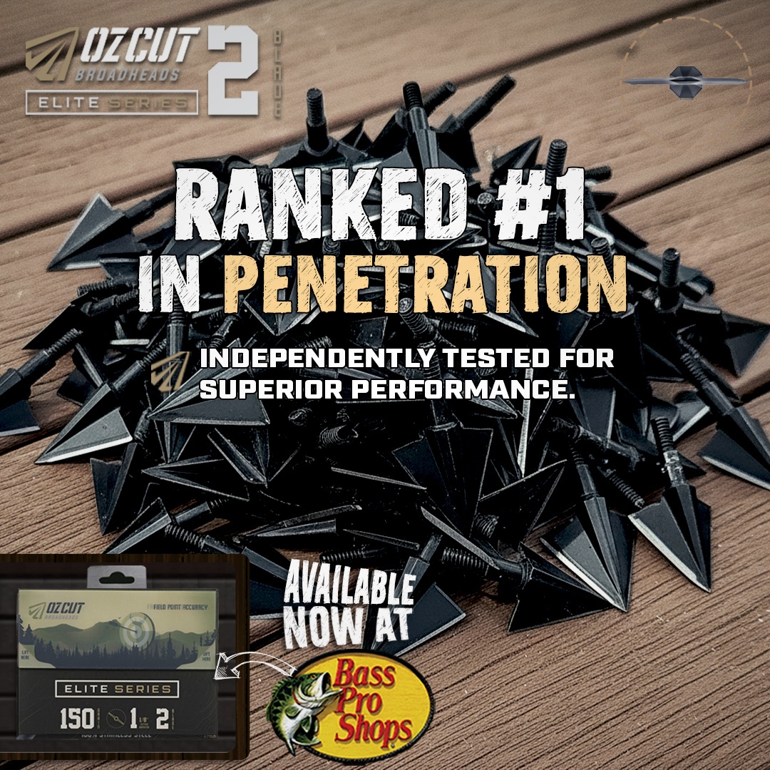 Ozcut Broadheads Facebook ad: Ozcut Elite Series 2: Penetration is Everything
