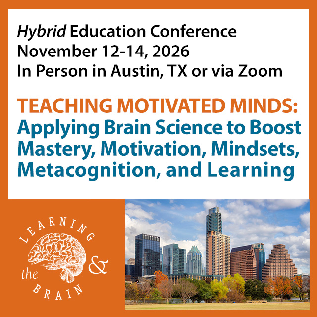 Learning & the Brain Facebook ad: Earn professional development credit