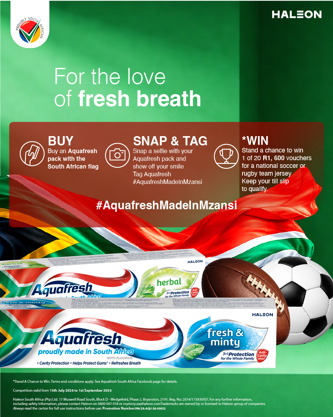 Aquafresh SA Facebook ad: Aquafresh
