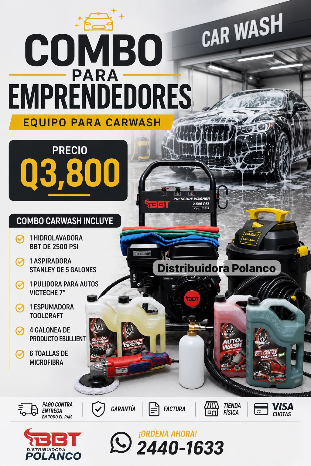 Distribuidora Polanco Facebook ad: COMBO PARA EMPRENDEDORES