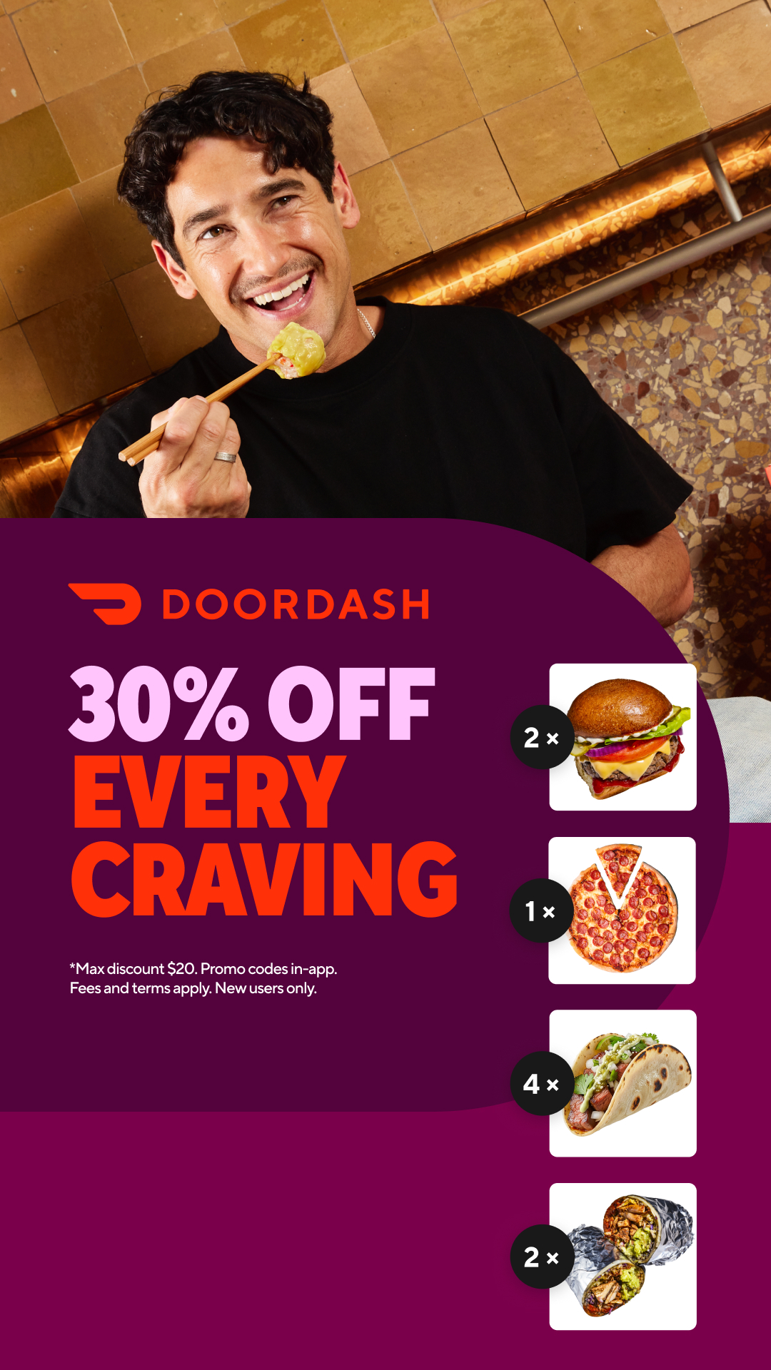 DoorDash Australia Facebook ad