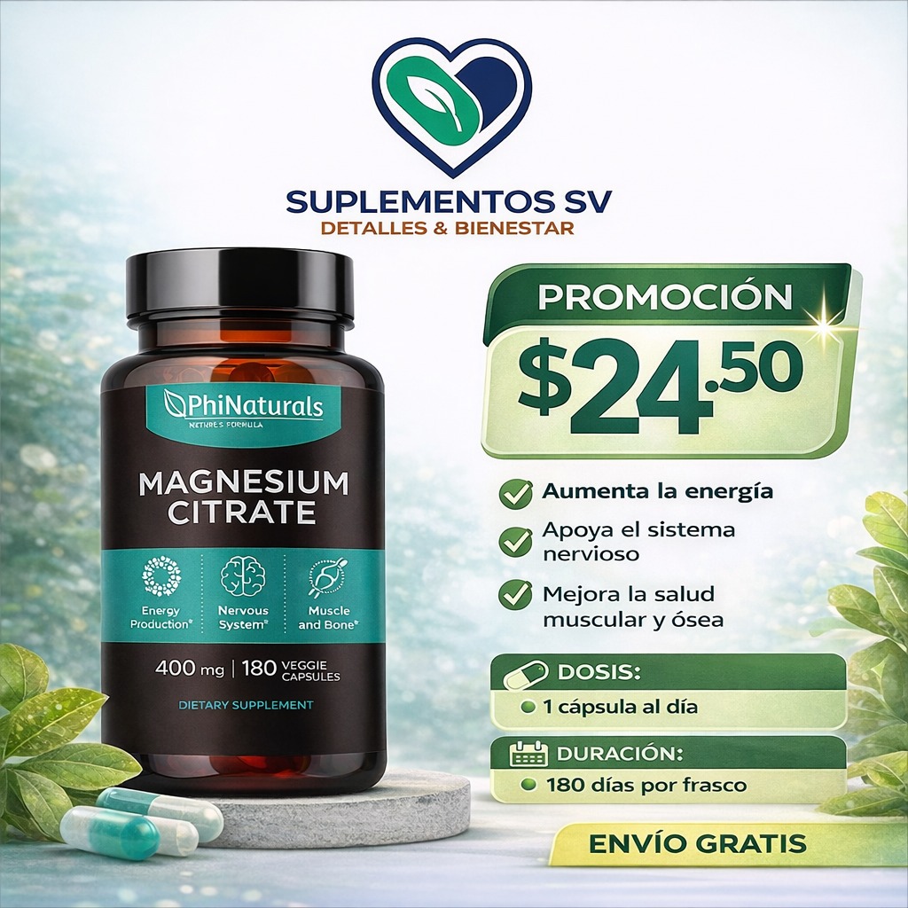 Suplementos SV Detalles & Bienestar Facebook ad: Haz de tu salud una prioridad