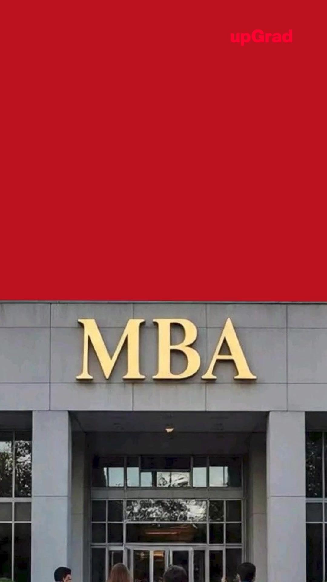 upGrad Abroad Facebook ad: MBA in Germany. Just 12 Months @upGrad