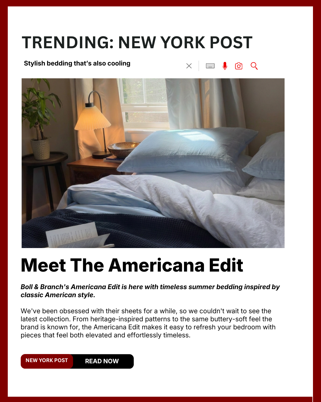 New York Post Facebook ad