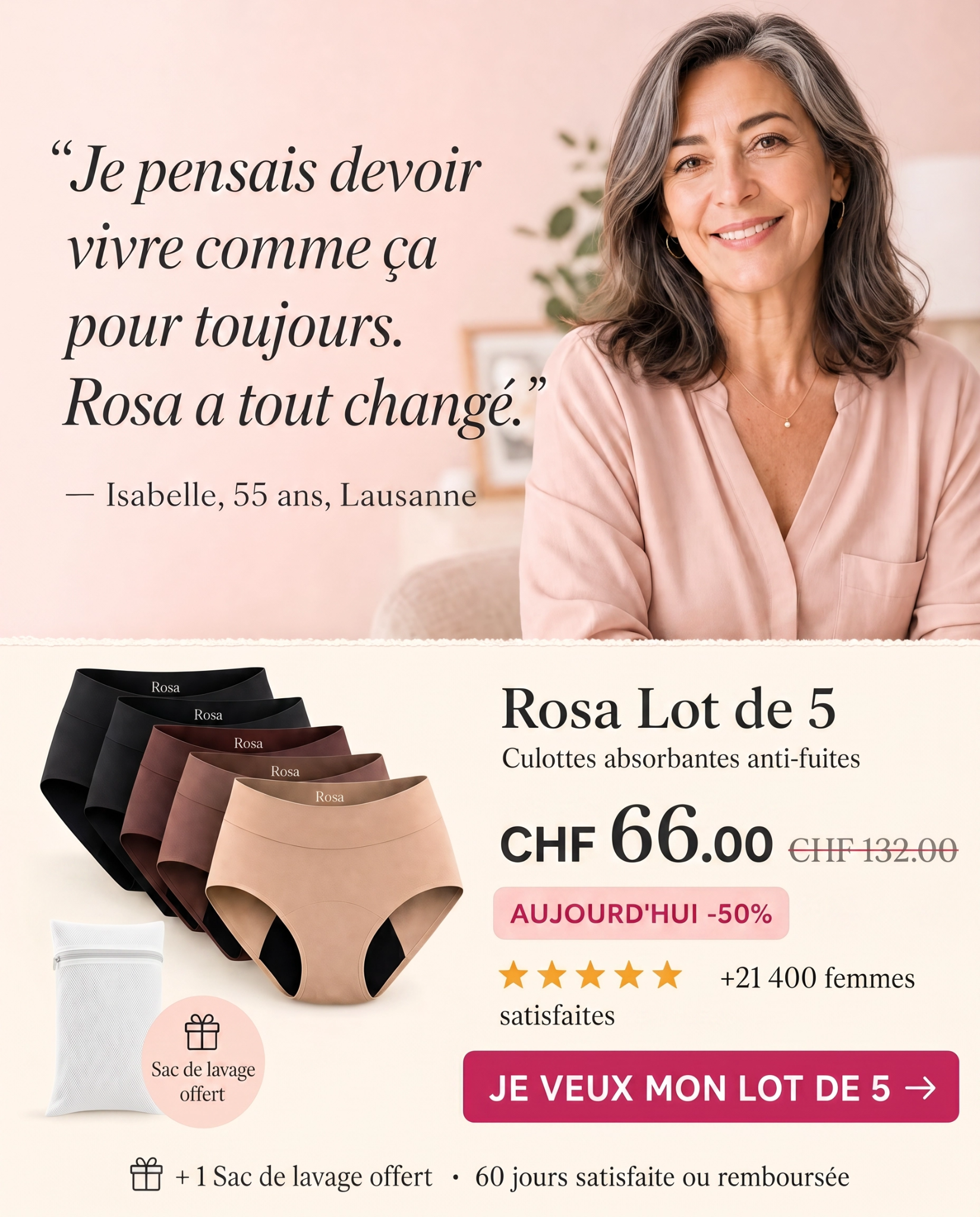 Rosa Facebook ad
