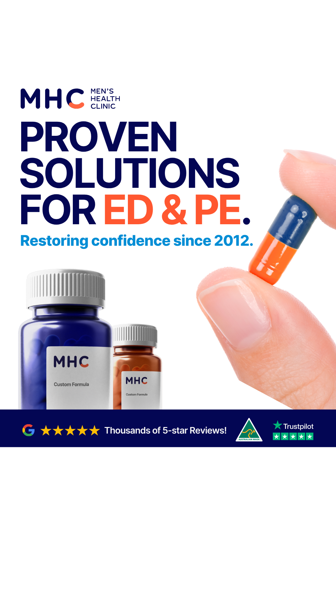 Men's Health Clinic Facebook ad