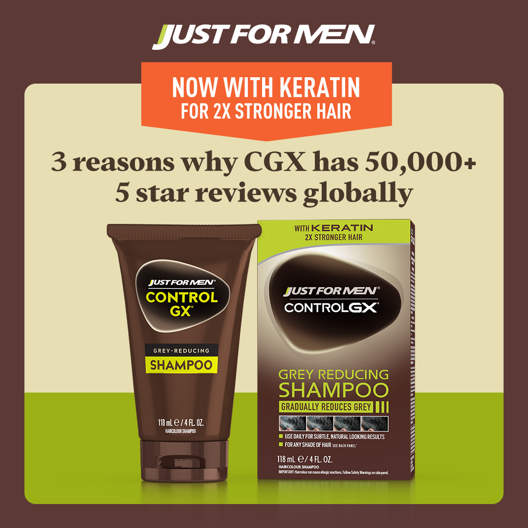 Just For Men EU Facebook ad: 50,000 men can't be wrong.