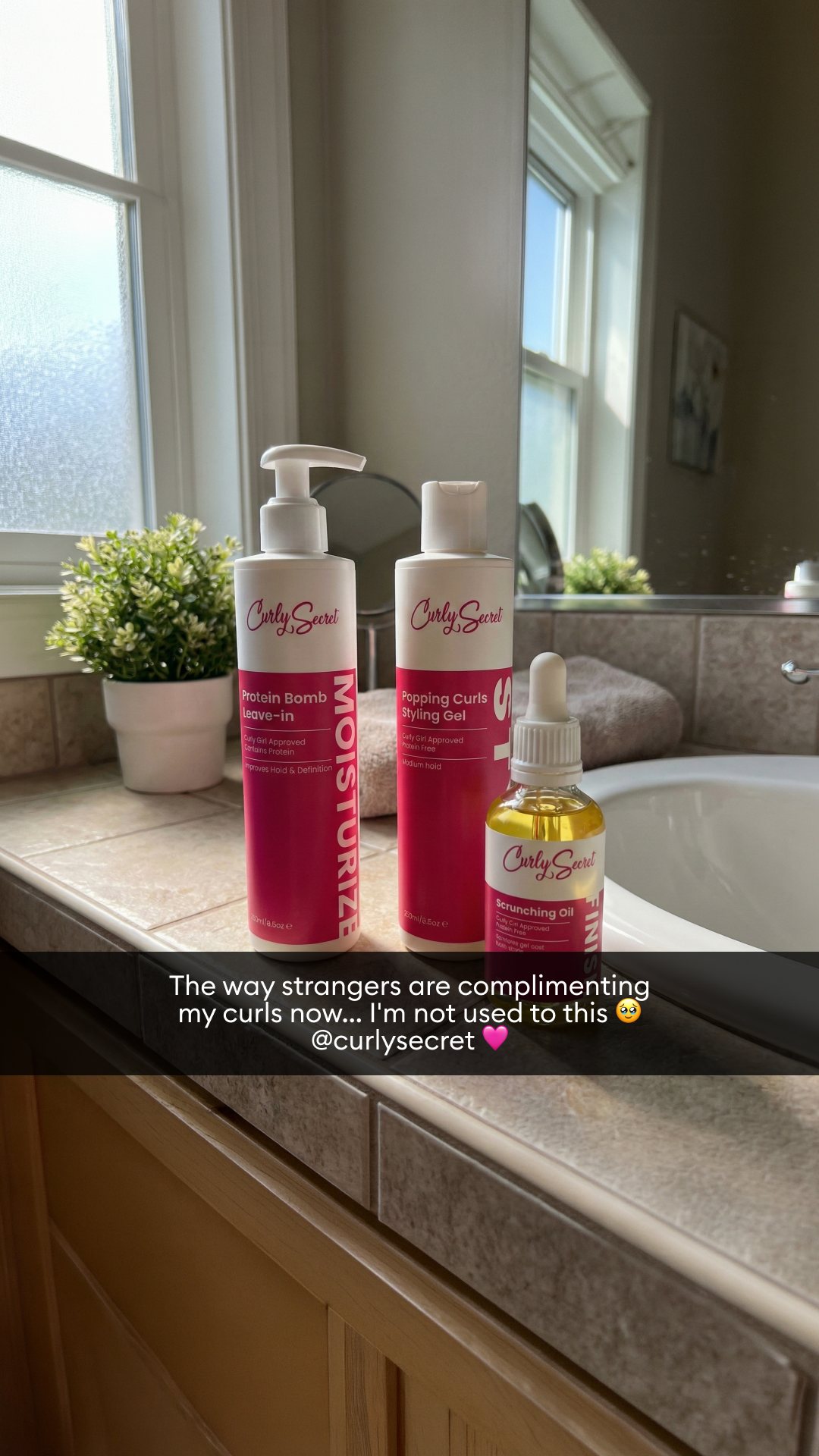 Curly Secret Facebook ad
