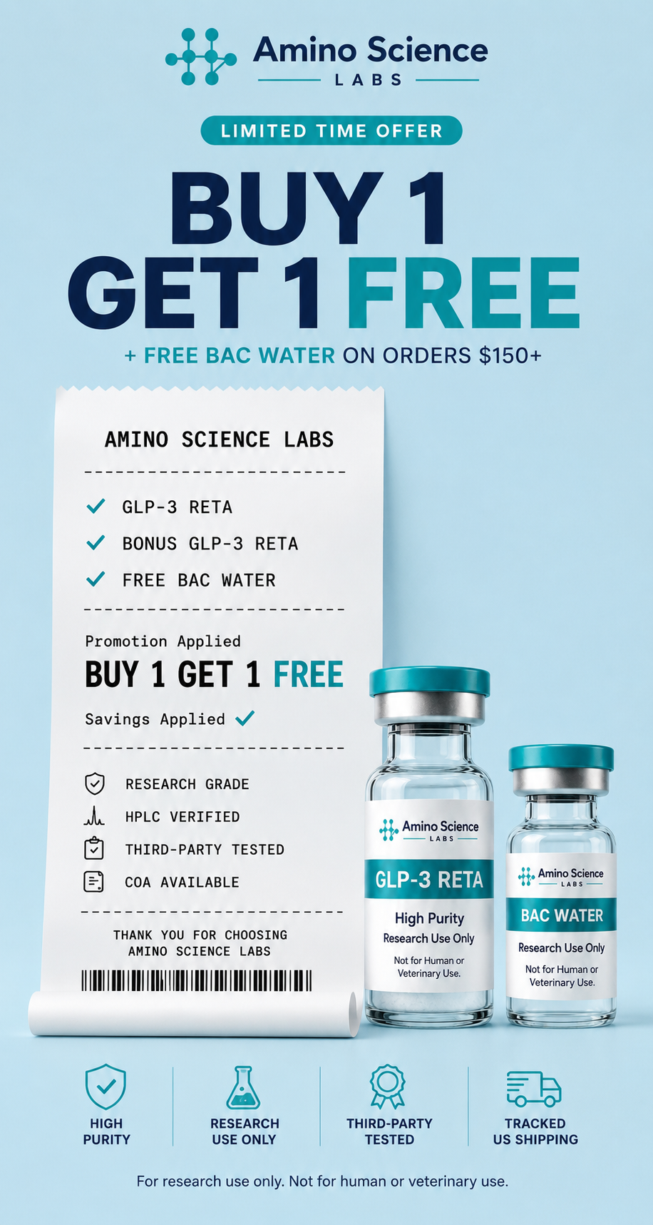 Amino Science Labs Facebook ad