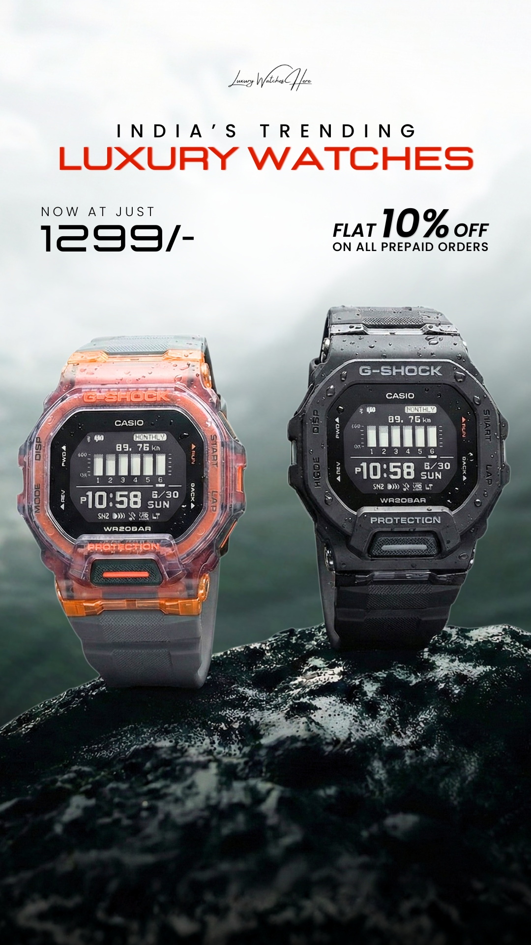 Luxury Watches Here Facebook ad