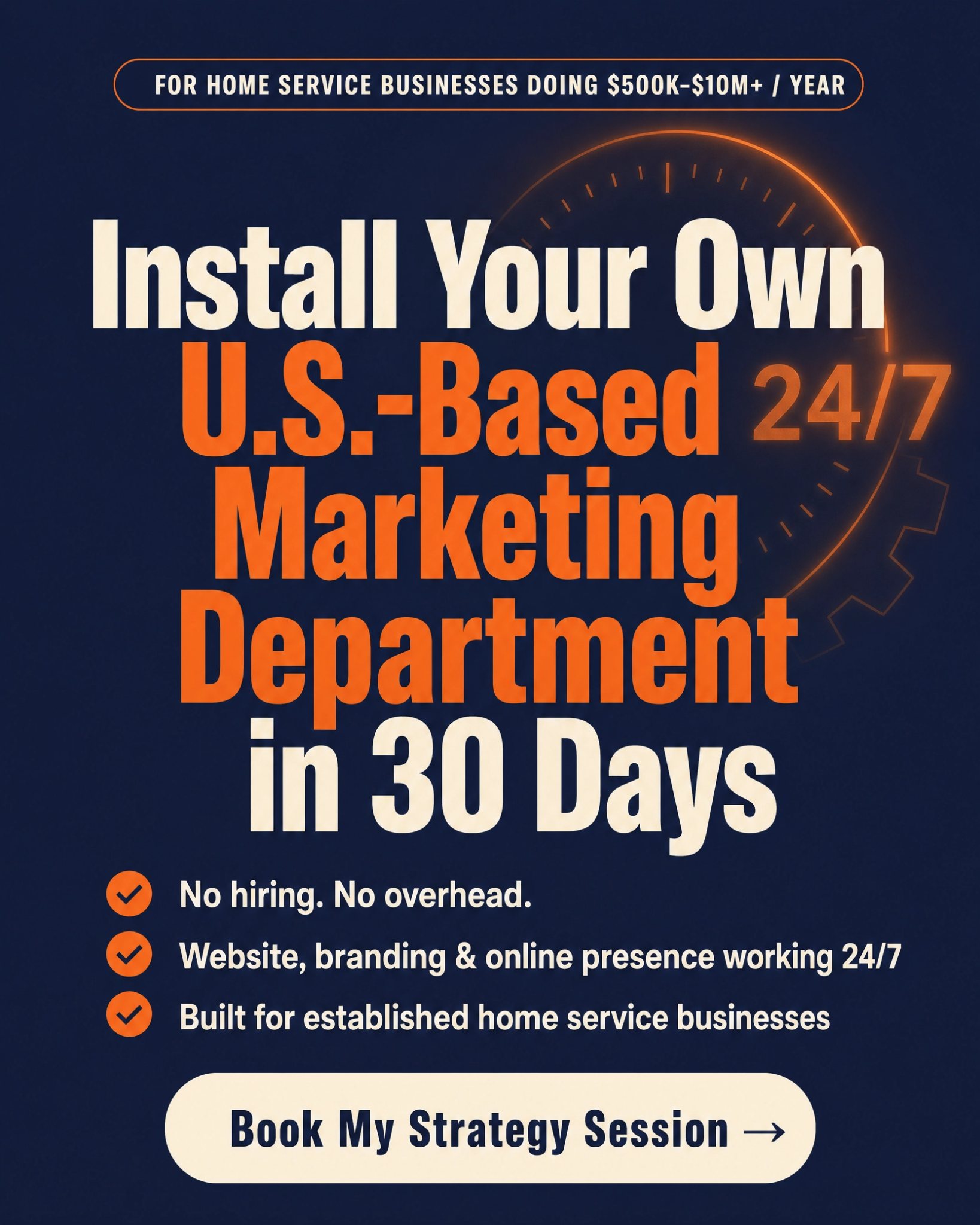PDG+creative Facebook ad: You're Losing Jobs Before Your Phone Rings