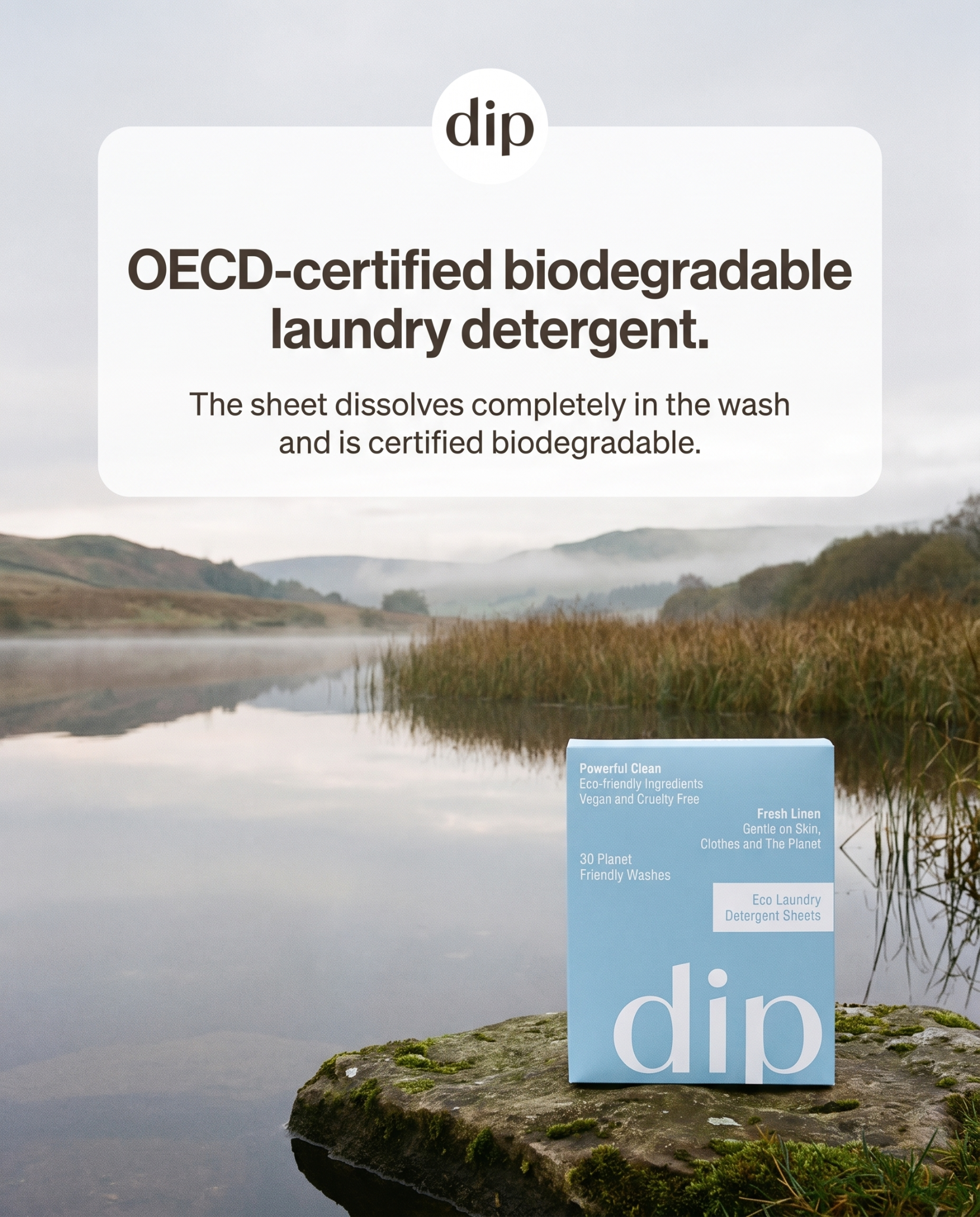 We Are Dip Facebook ad: OECD-Certified Biodegradable