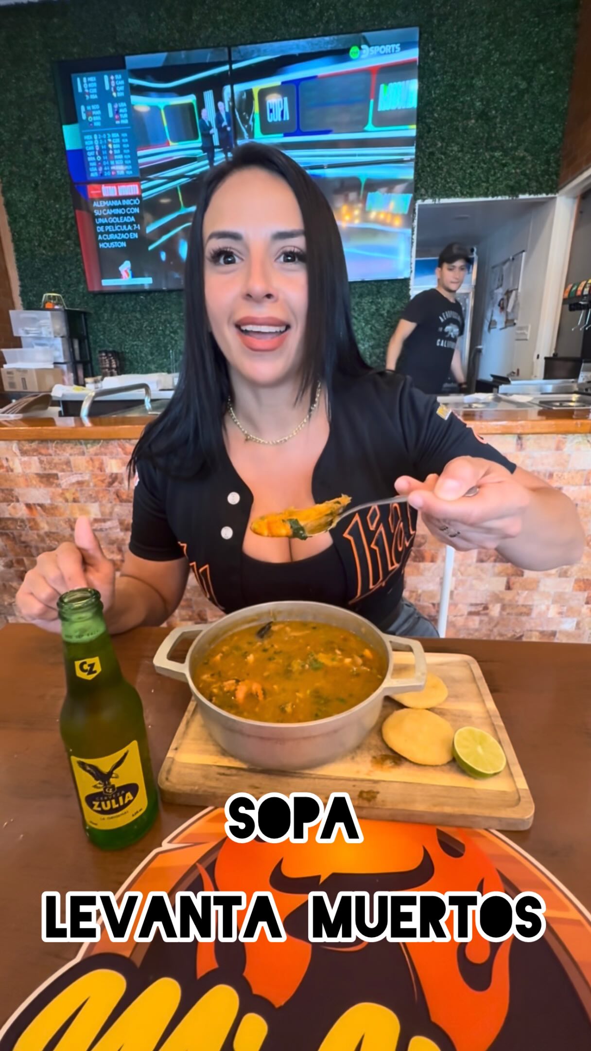 Mi Llano Grill Facebook ad: A partir de ahora nuestra sopa más vendida…