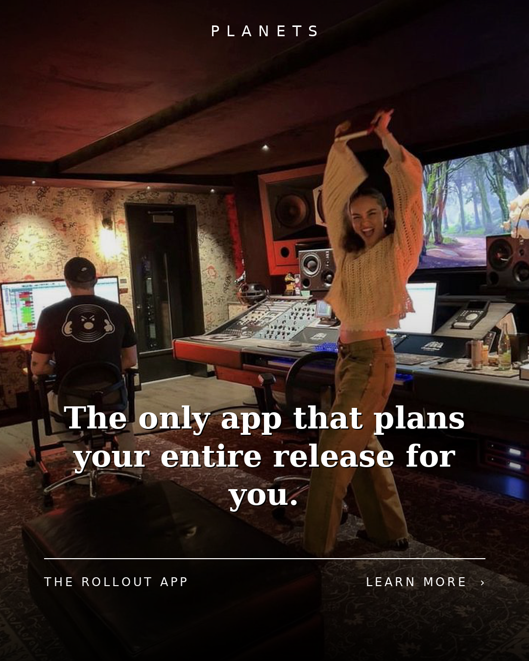 Planets Music Production Facebook ad