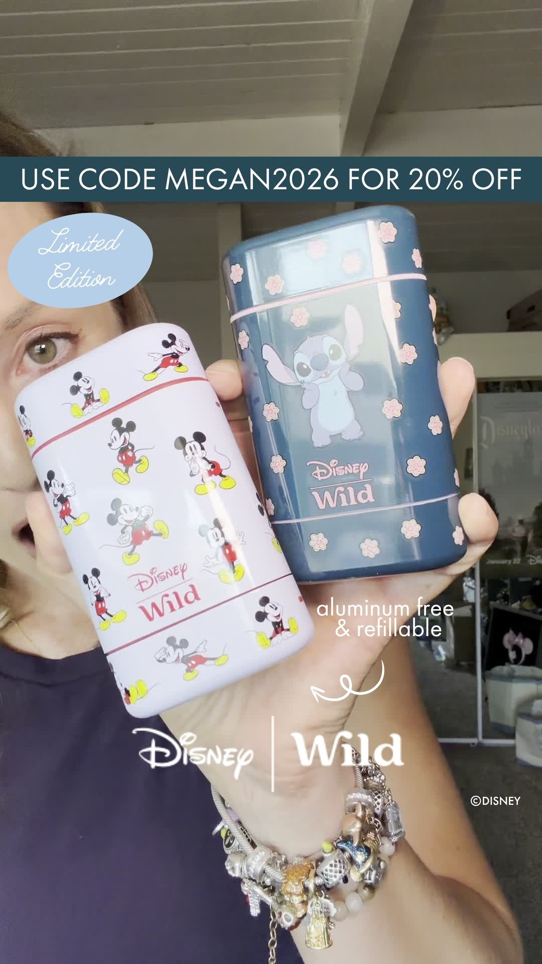 Wild Facebook ad: Get 20% off with code MEGAN2026