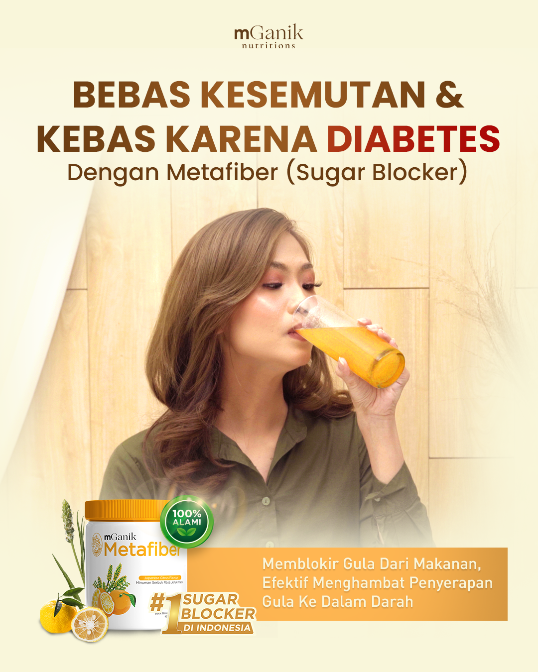mGanik Metafiber Solusi Diabetes Facebook ad