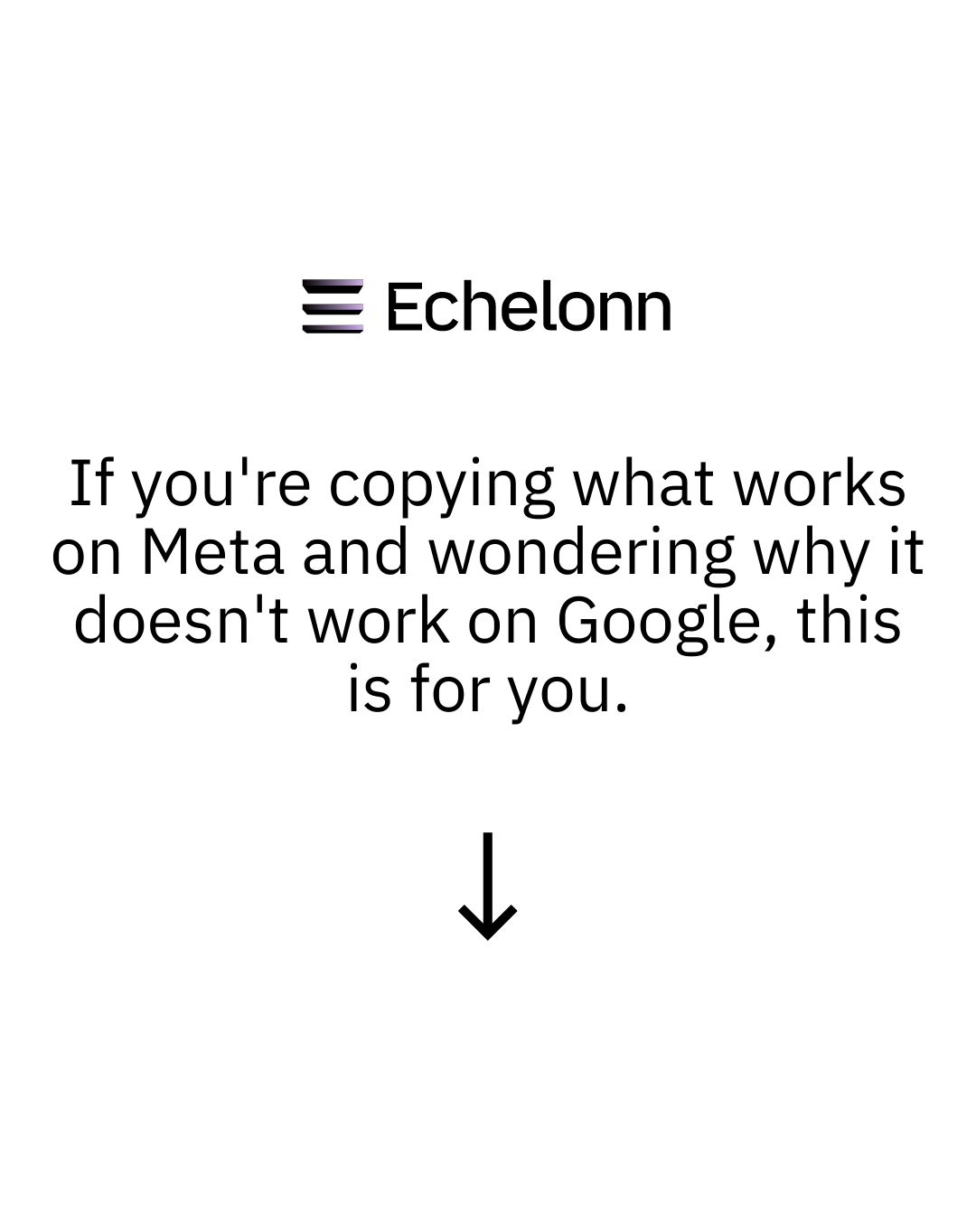 Echelonn Facebook ad