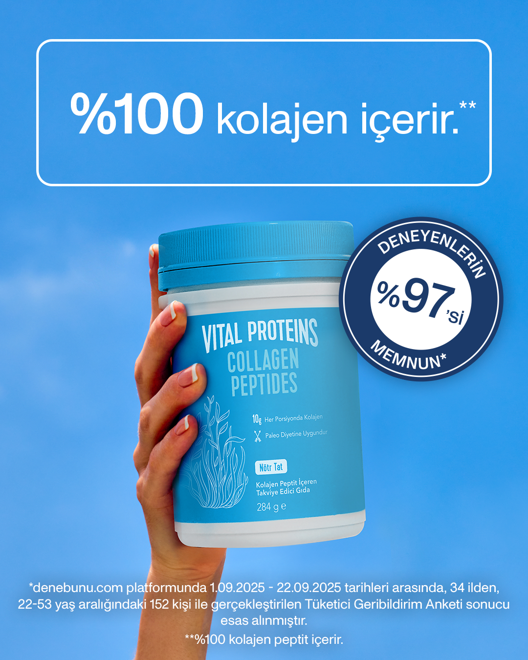 Vital Proteins Türkiye Facebook ad from Feb 23, 2026