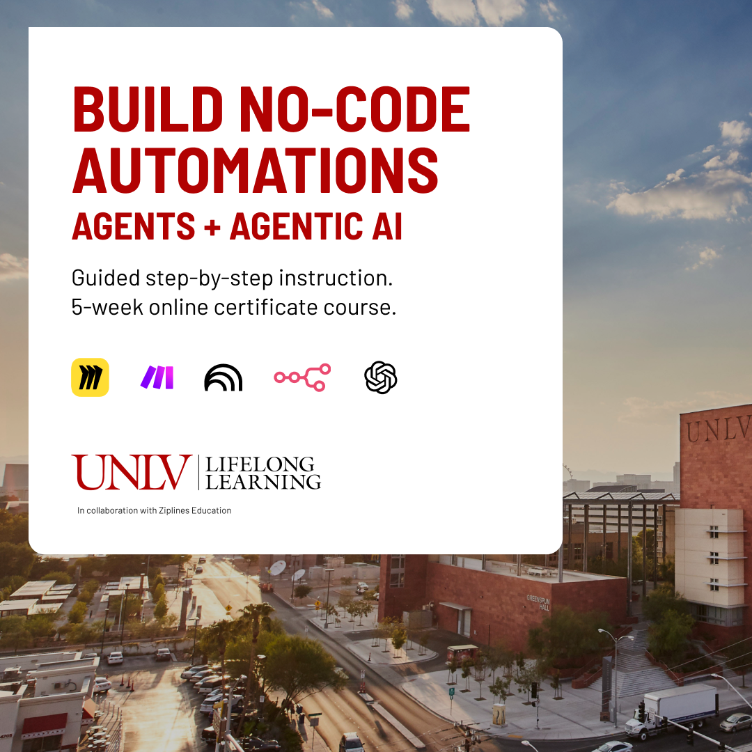 UNLV Lifelong Learning Facebook ad