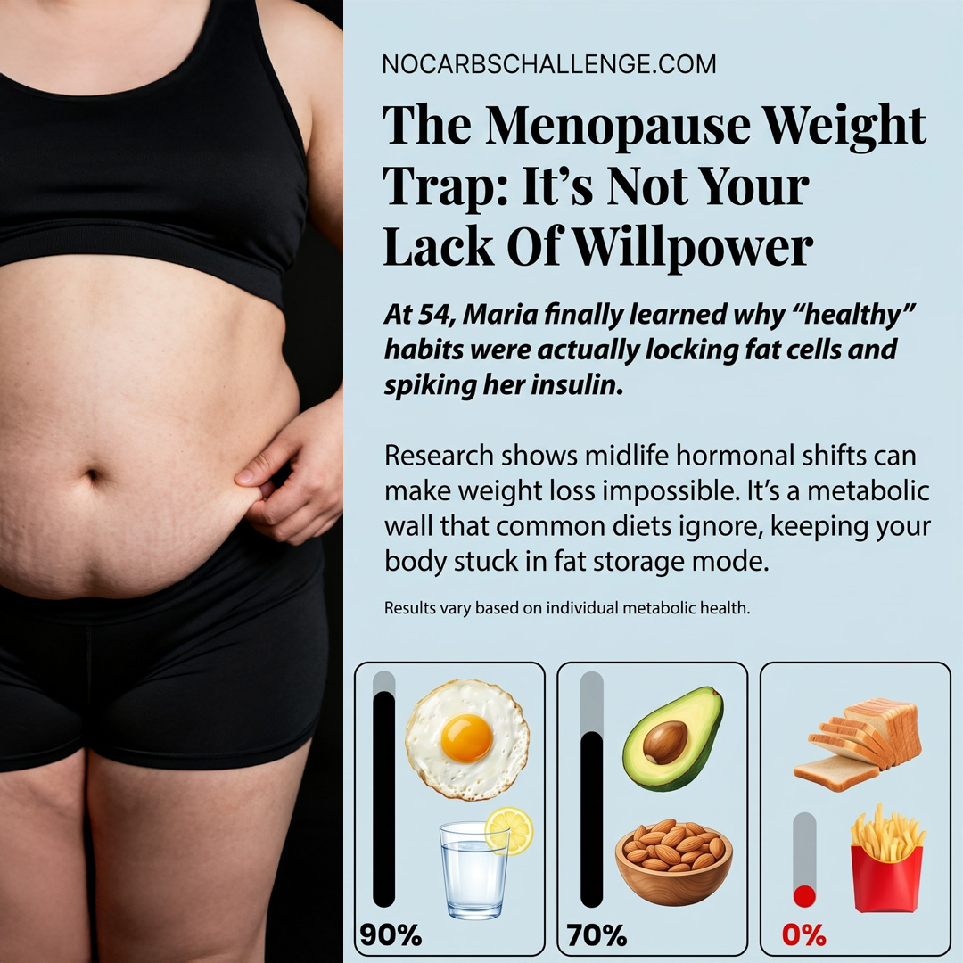 No Carbs Challenge Facebook ad
