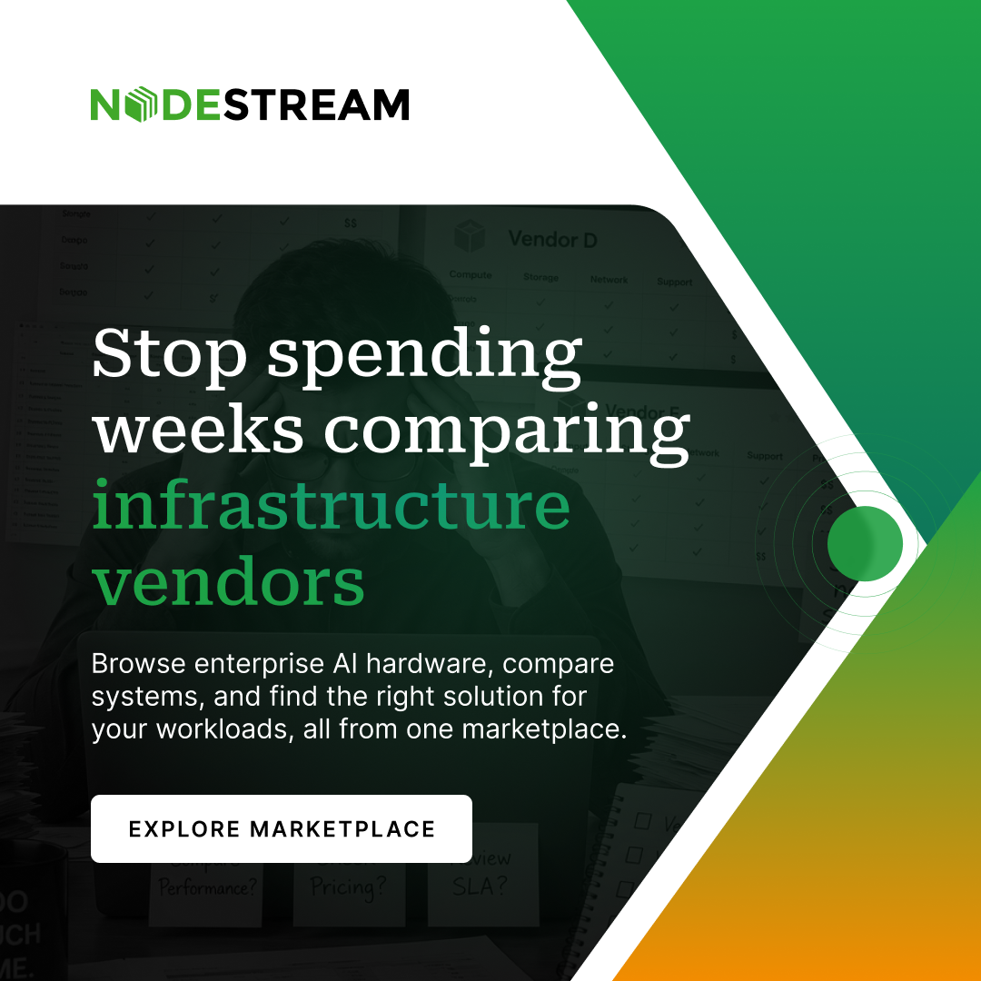 Nodestream Facebook ad: Compare AI Infrastructure in Minutes