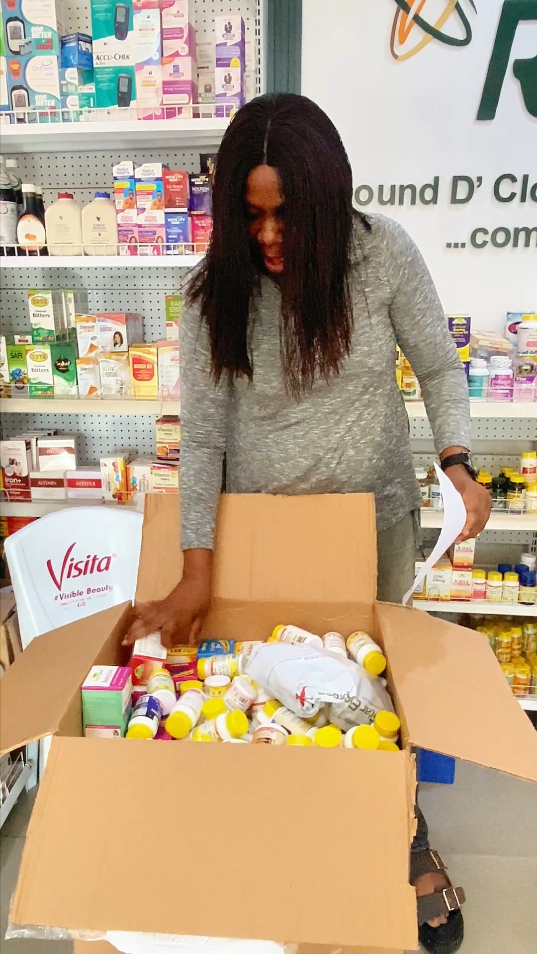 Nature's field Nigeria Facebook ad: Home of quality natural supplements.