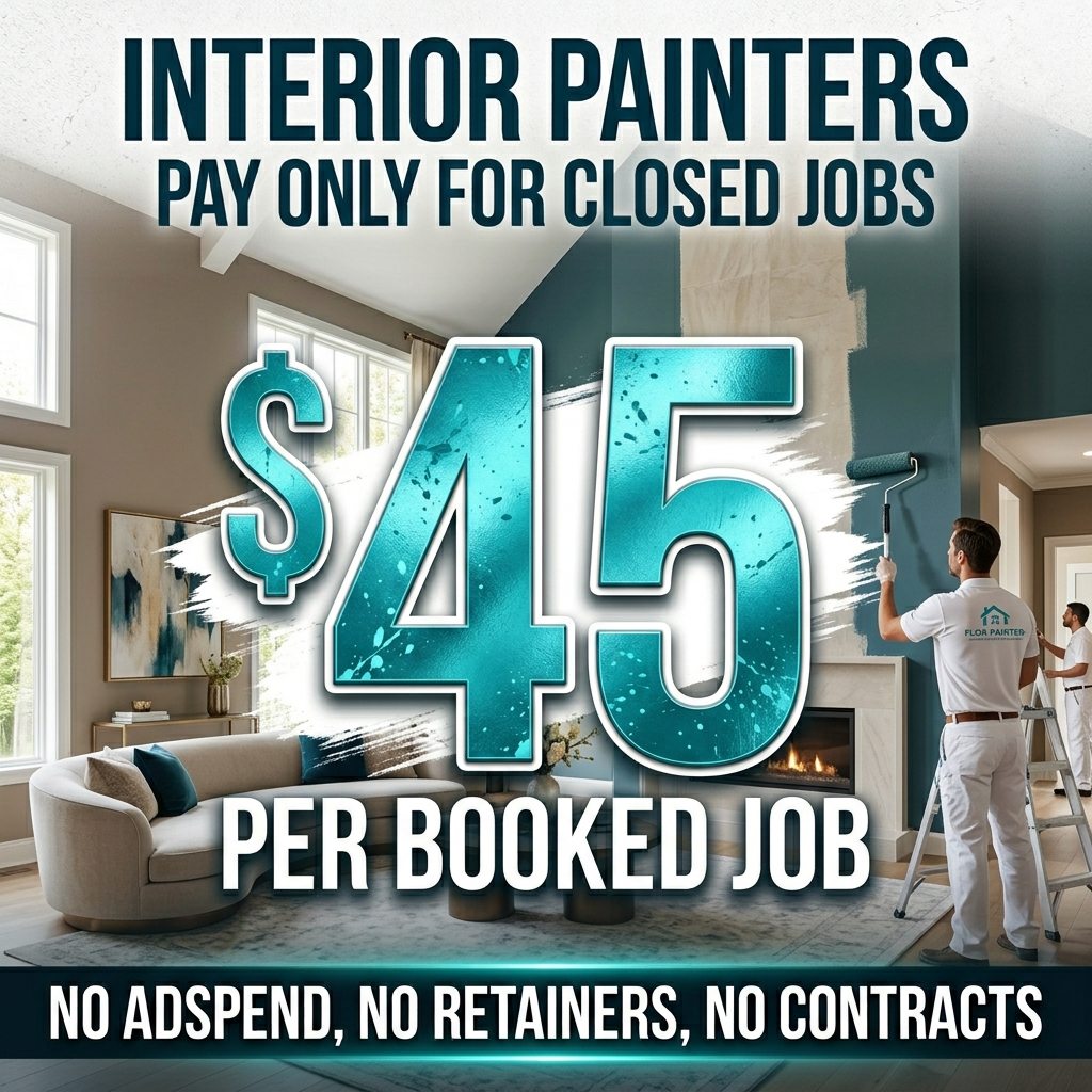 BuildFlow Consulting Facebook ad: $45 PER PAINTING JOB