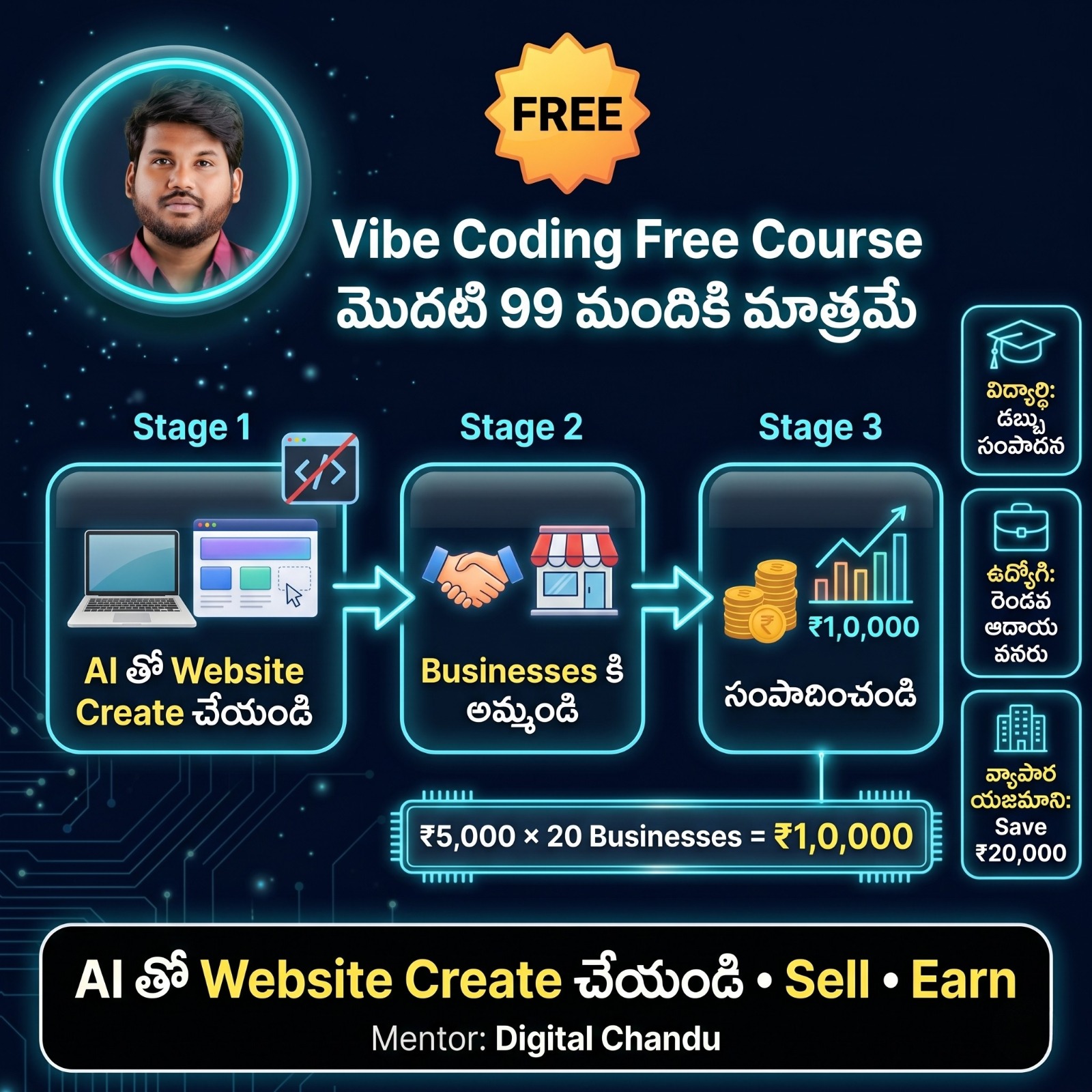 Digital Chandu Facebook ad