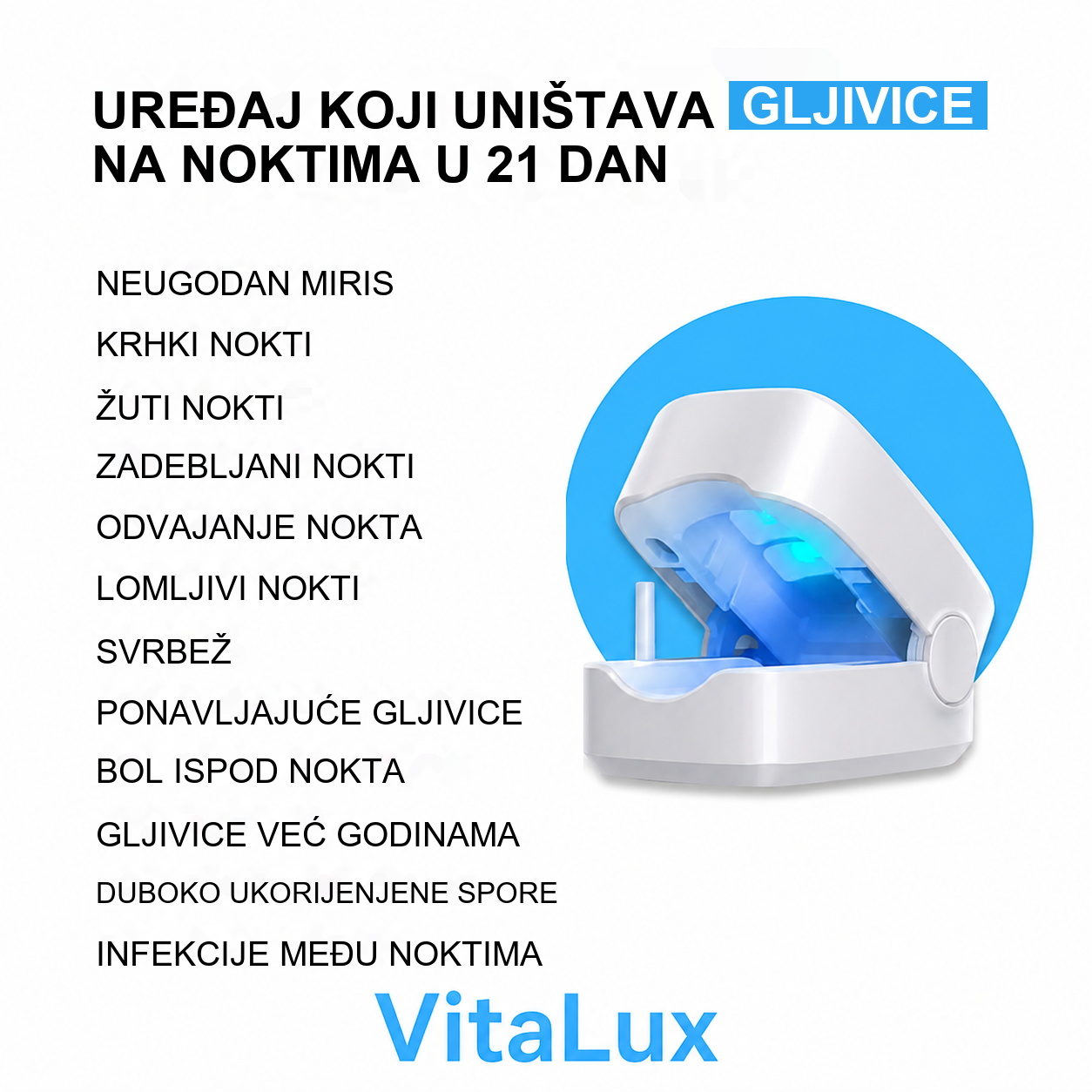 VitaLux Facebook ad: VitaLux za ljepši izgled noktiju kod kuće