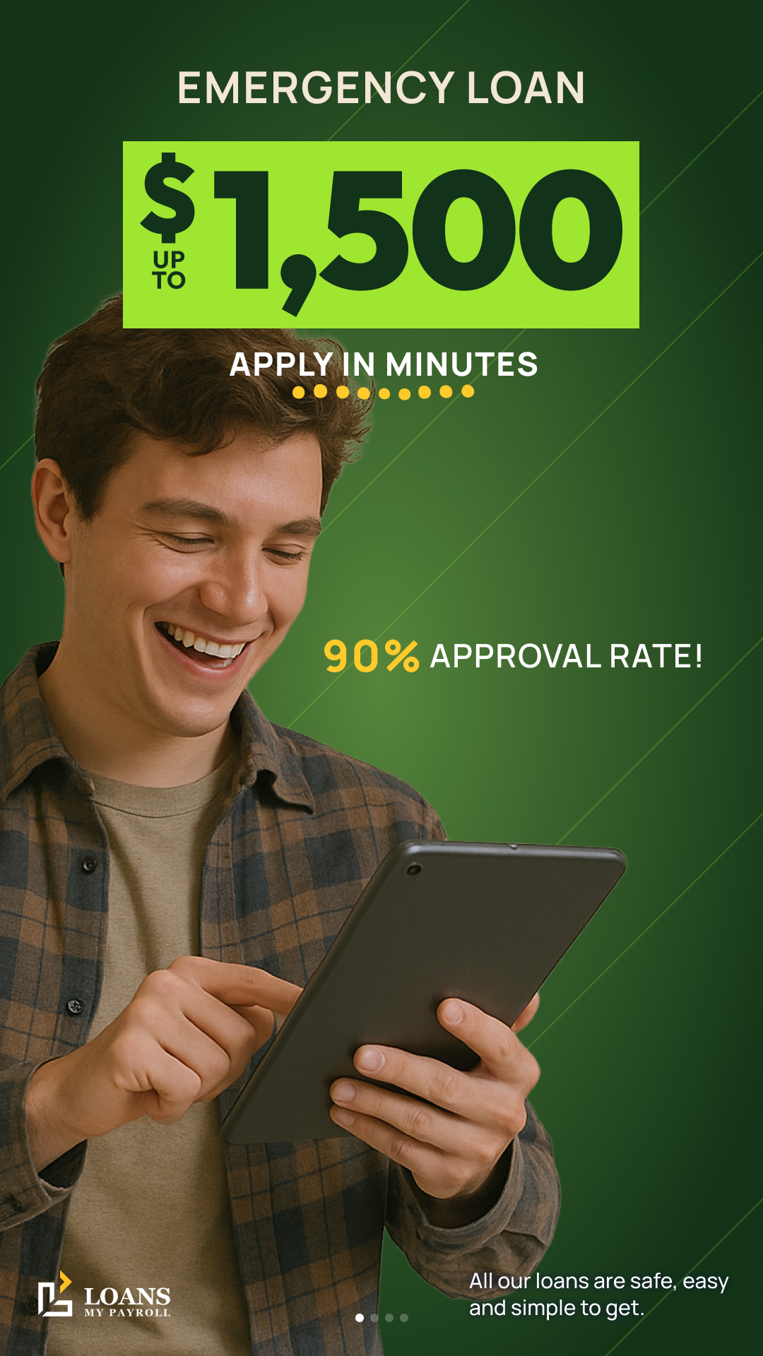 Loans MyPayroll Facebook ad
