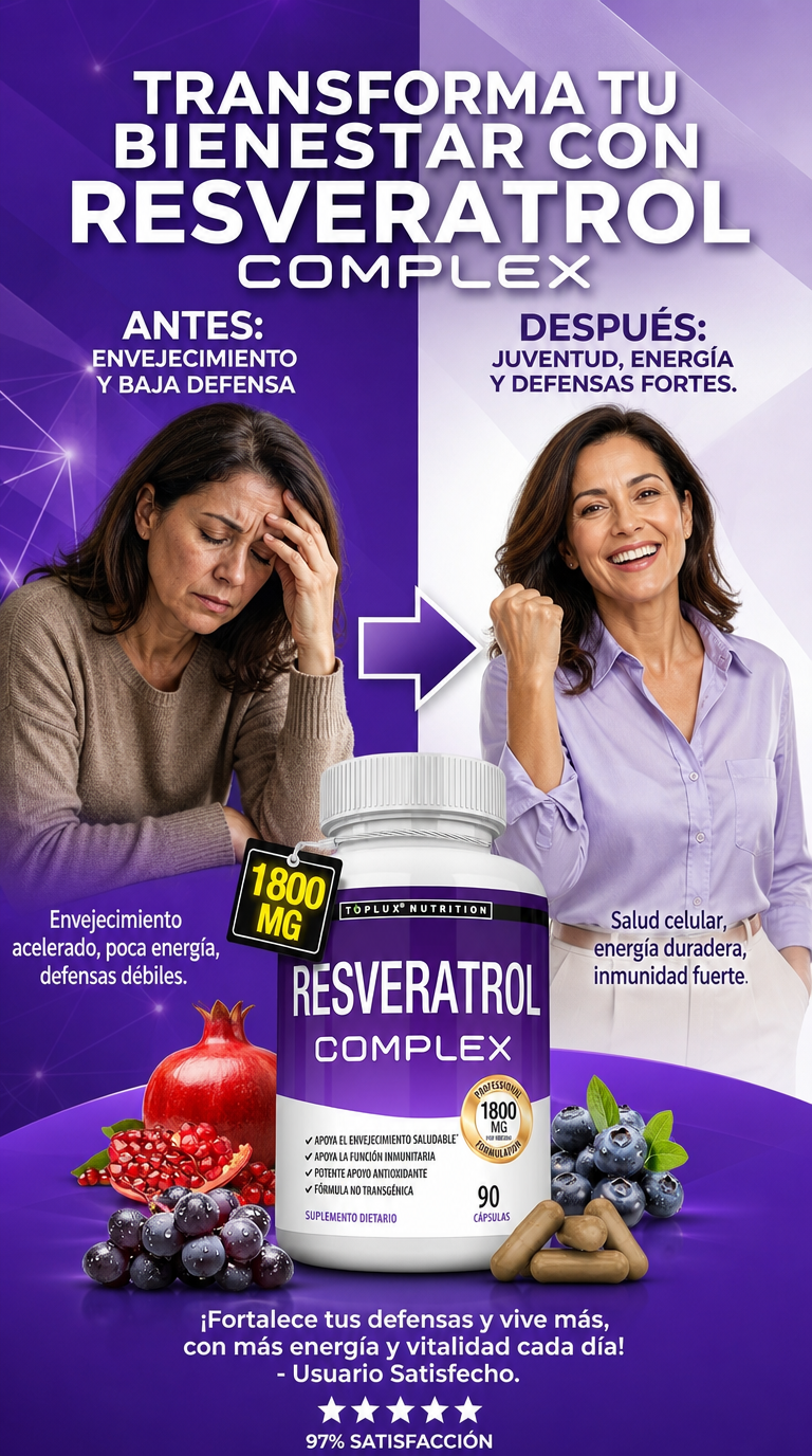 Trendird Facebook ad: Resveratrol Complex