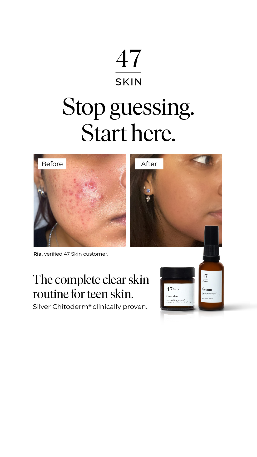 47Skin Facebook ad
