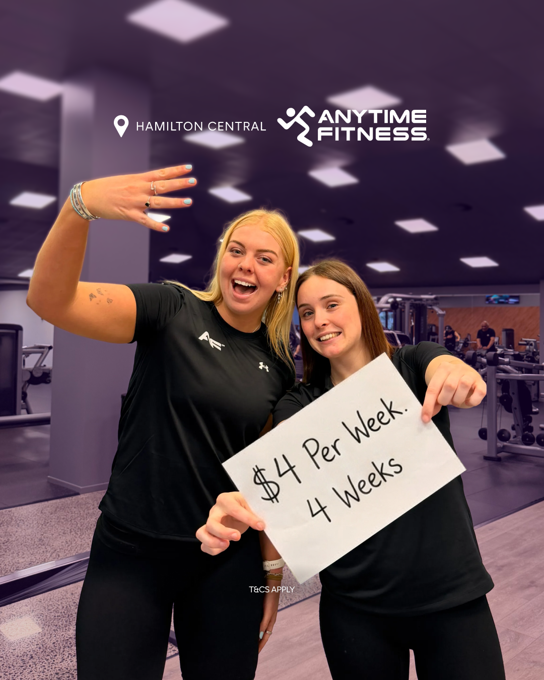 Anytime Fitness Hamilton NZ Facebook ad