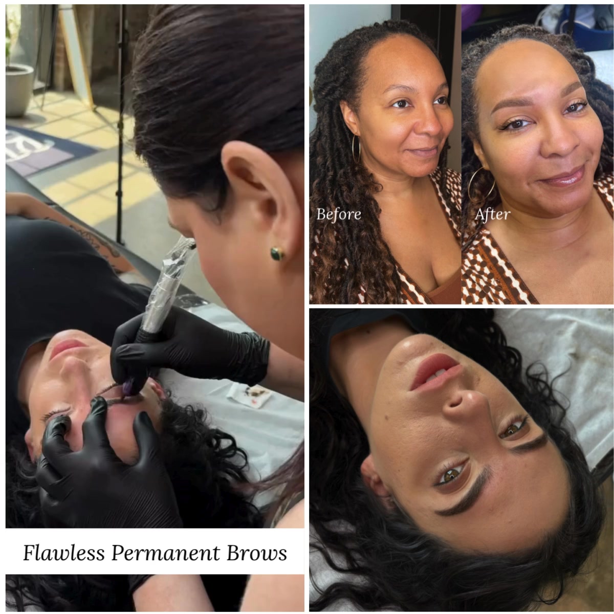 La Piel Esthetics & Microblading Facebook ad: Baton Rouge Permanent Brows, Free Consult