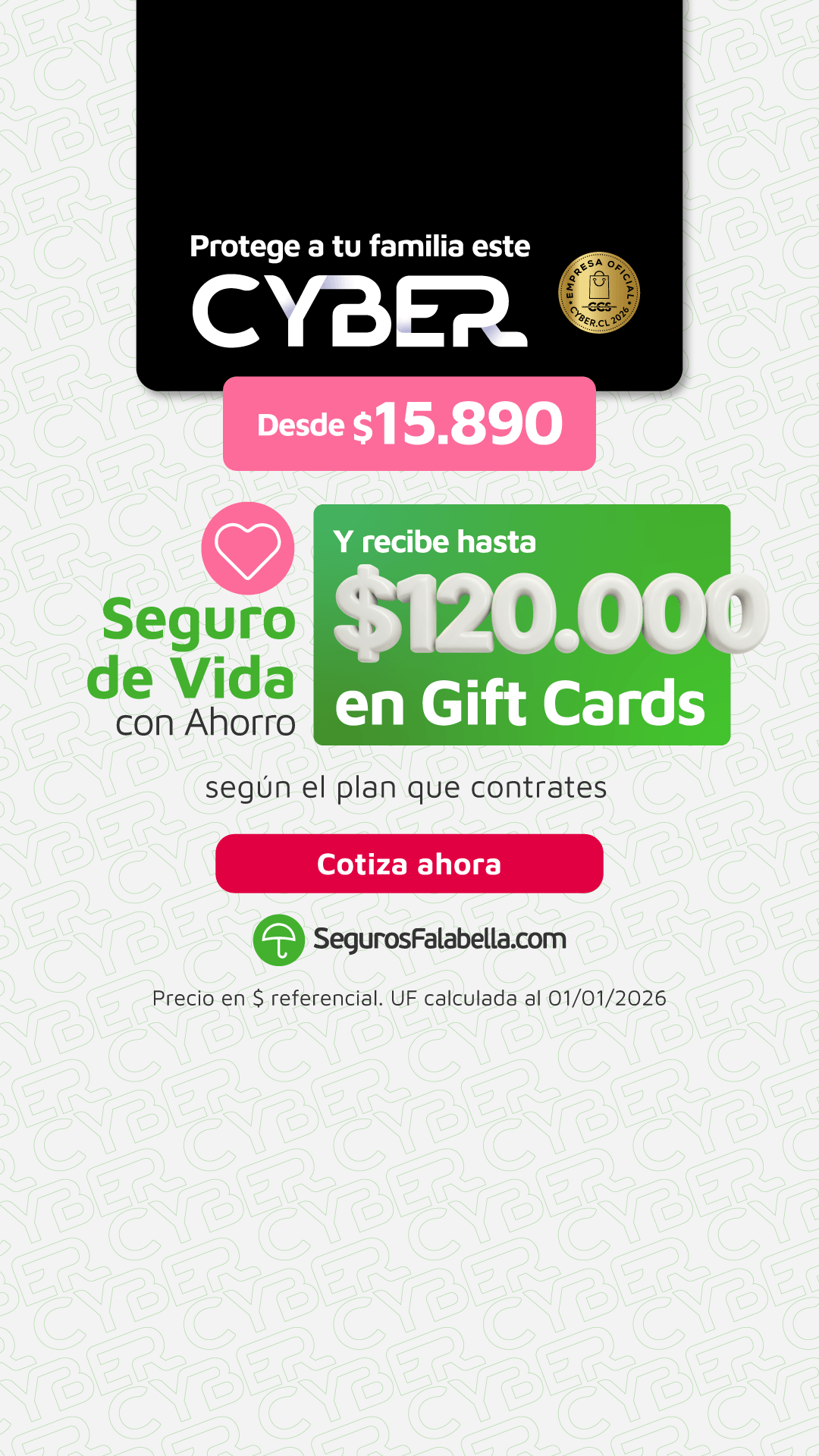 Seguros Falabella Chile Facebook ad