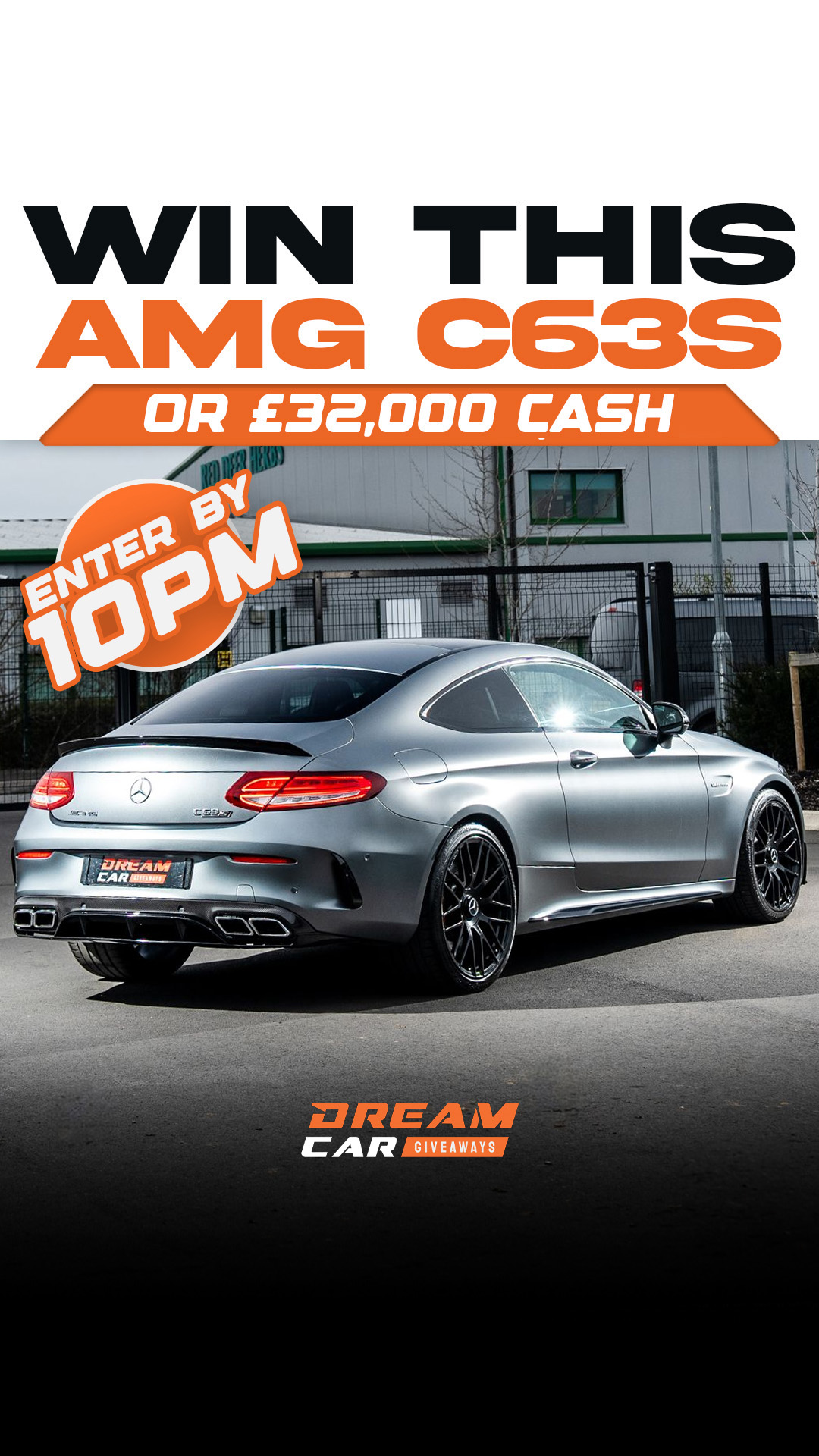 Dream Car Giveaways Facebook ad