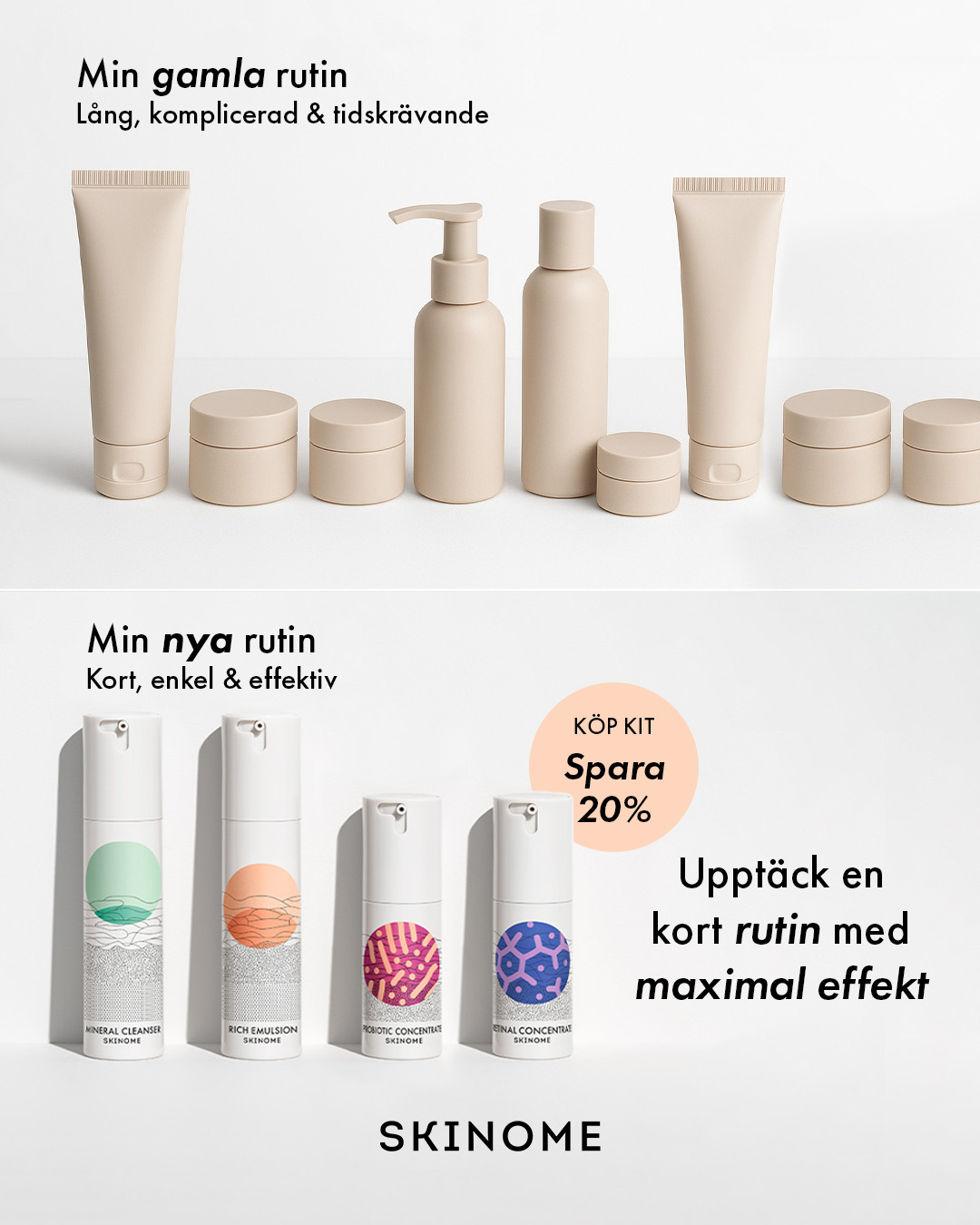 Skinome Facebook ad