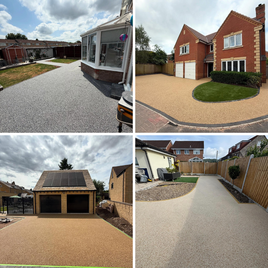 Bristol Resin Company Facebook ad: Say Goodbye to Weeds, Cracks & Puddles