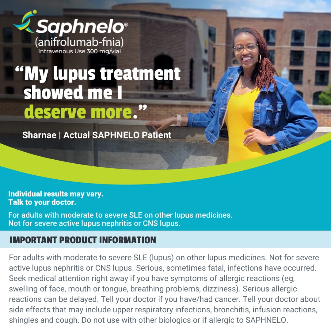 Memphis Lupus Support Group Facebook ad: Explore patient stories