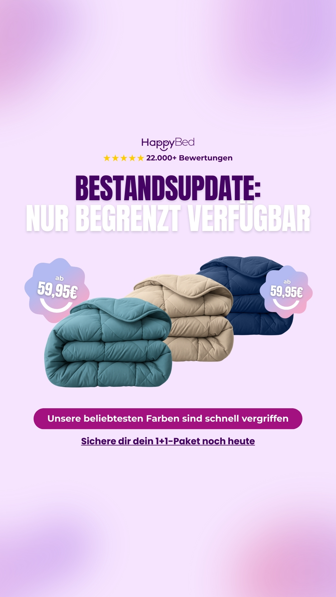 Thehappybed.de Facebook ad