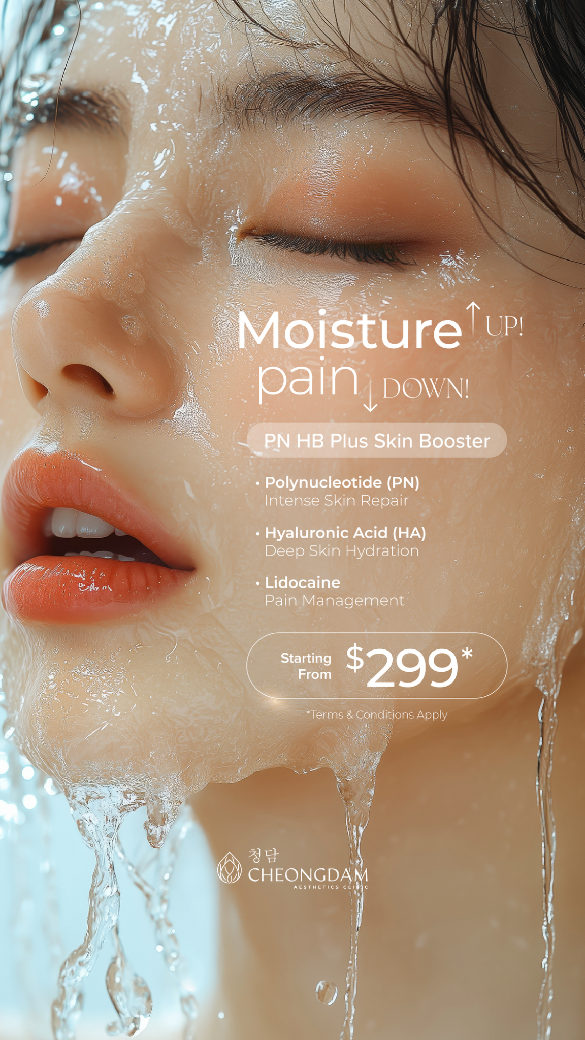 Cheongdam 청담 Aesthetics Clinic Facebook ad from Jan 2, 2025