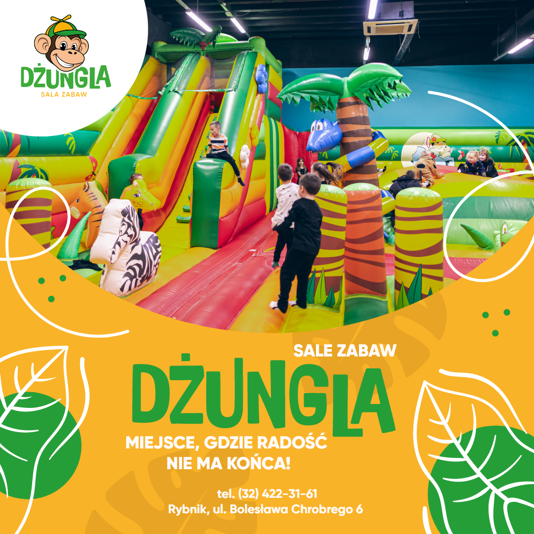 Dżungla - Sala Zabaw dla Dzieci - Rybnik Facebook ad: Zapraszamy do świata radości i zabawy!