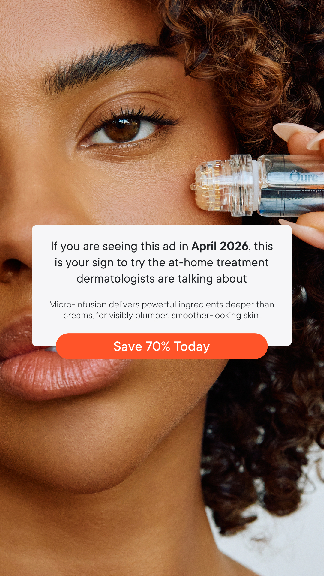 Qure Skincare Facebook ad