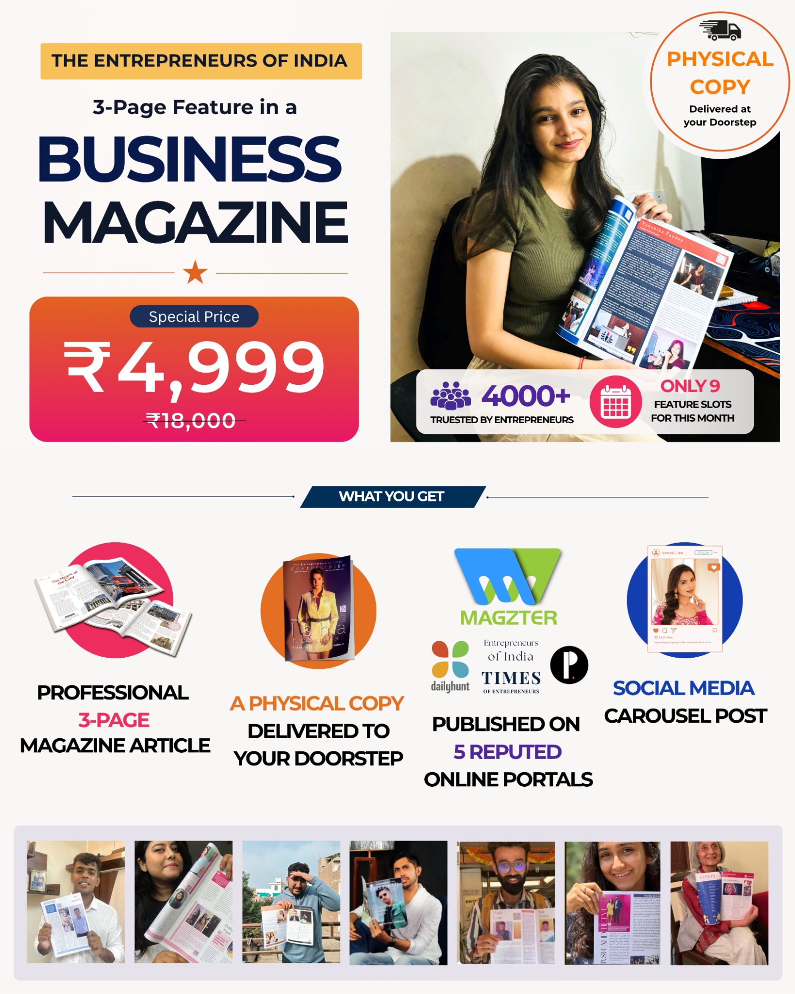 The Entrepreneurs of India Facebook ad from Jul 25, 2026
