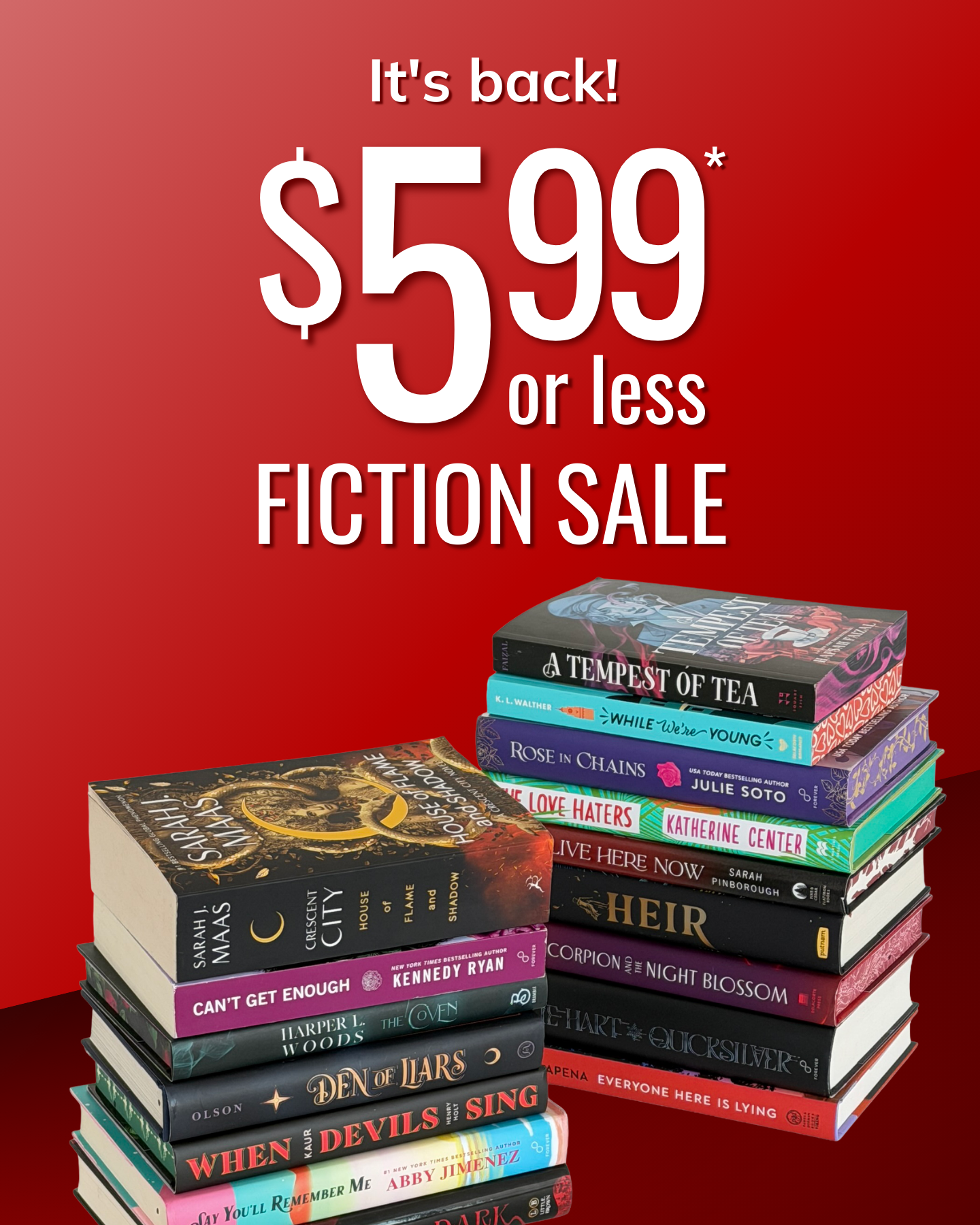 Book Outlet Facebook ad