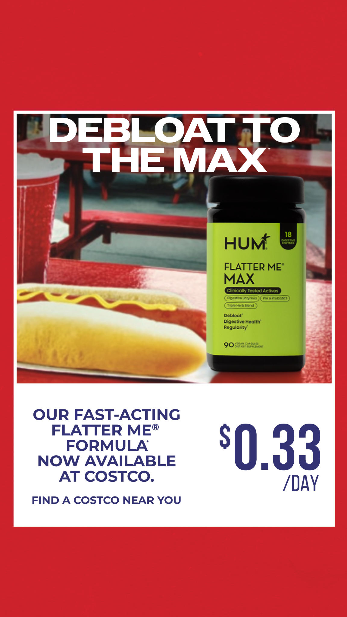 HUM Nutrition Facebook ad