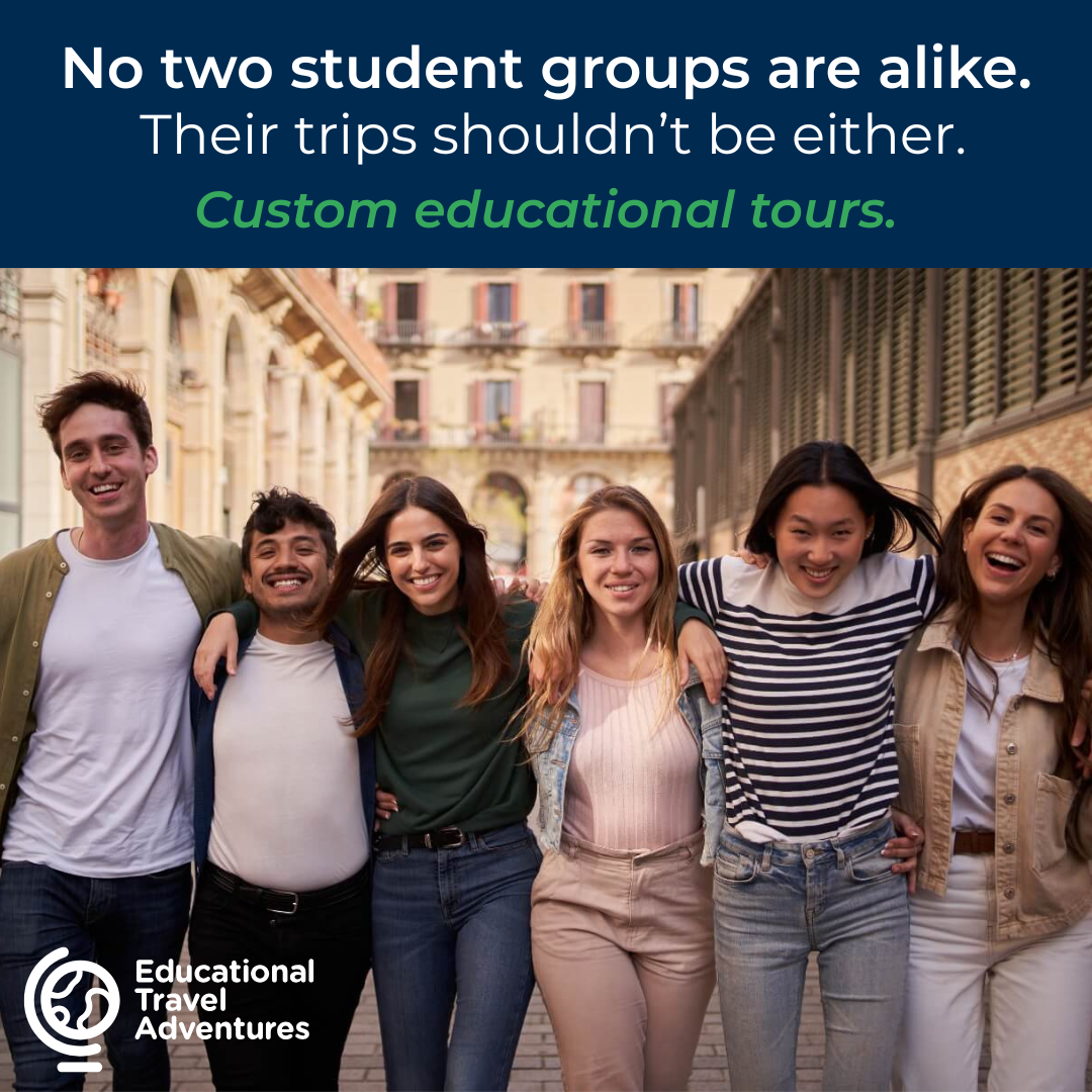 Educational Travel Adventures Facebook ad: Customize your trip with ETA